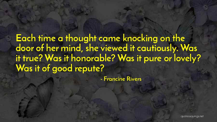 Knocking On The Door Quotes By Francine Rivers Knocking On The Door Quotes By Francine Rivers