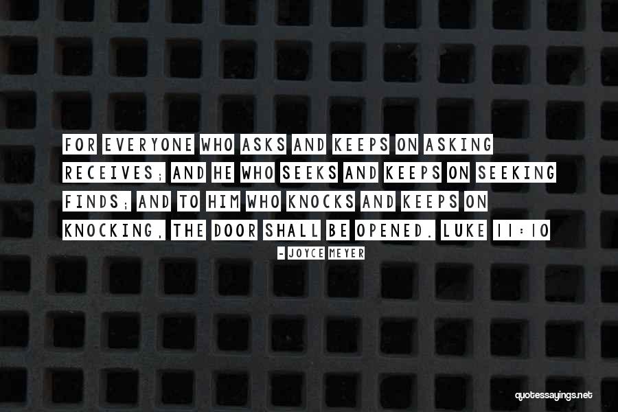 Knocking On The Door Quotes By Joyce Meyer Knocking On The Door Quotes By Joyce Meyer