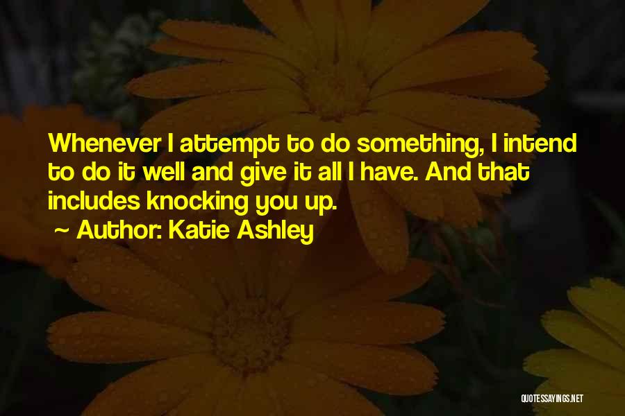 Knocking Quotes By Katie Ashley