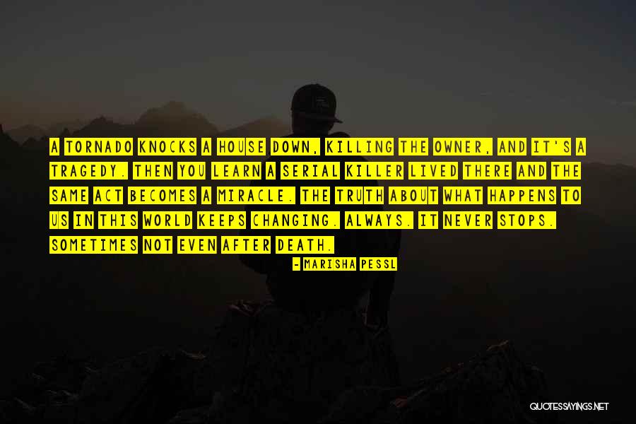 Knocks Down Quotes By Marisha Pessl Knocks Down Quotes By Marisha Pessl
