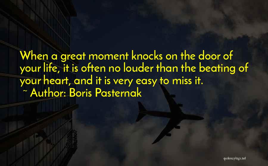 Knocks Quotes By Boris Pasternak