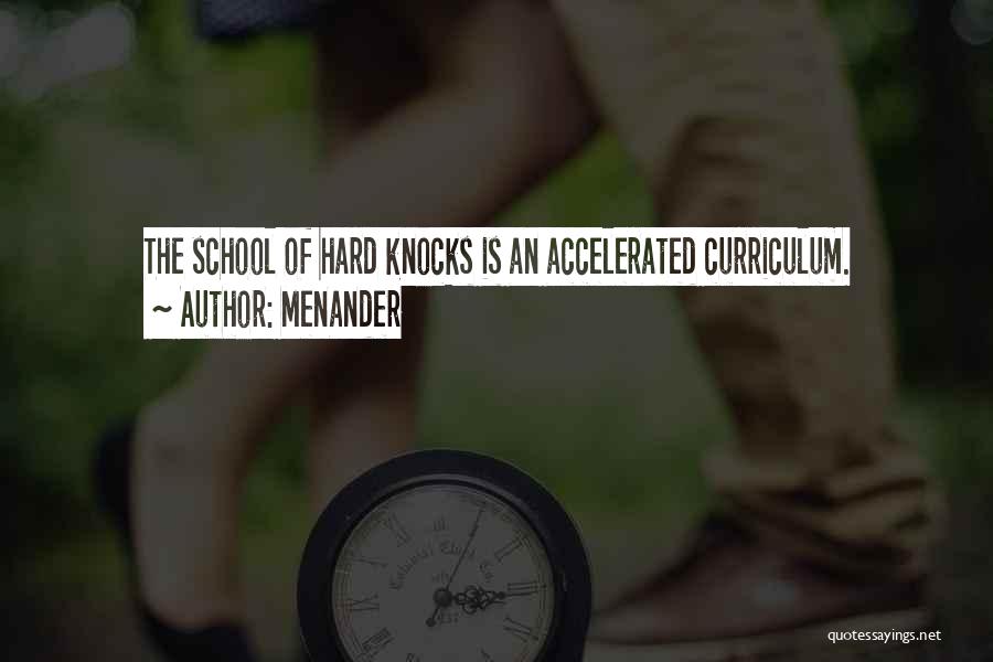 Knocks Quotes By Menander