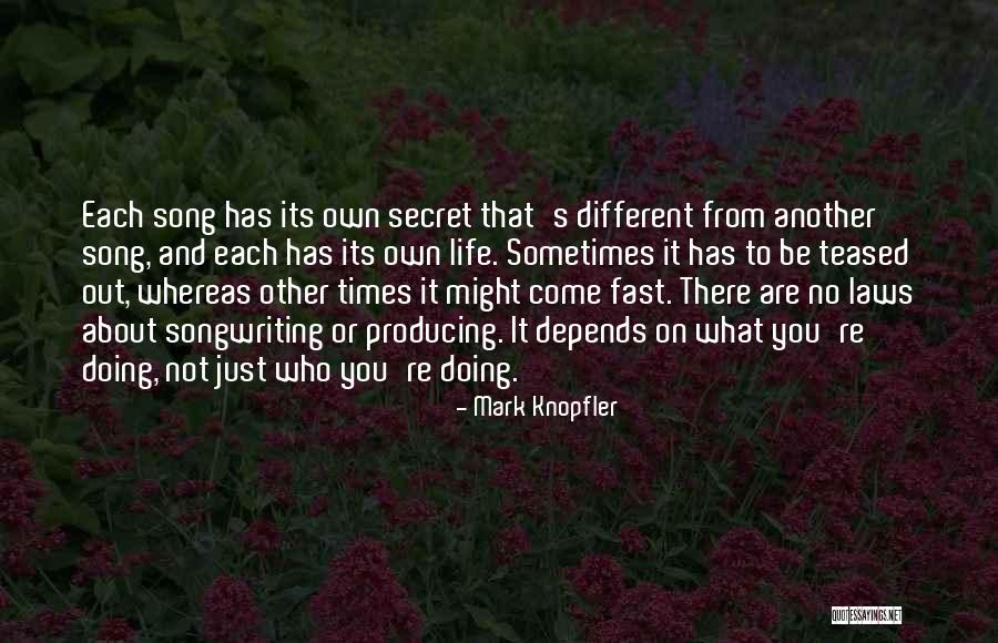 Knopfler Quotes By Mark Knopfler Knopfler Quotes By Mark Knopfler