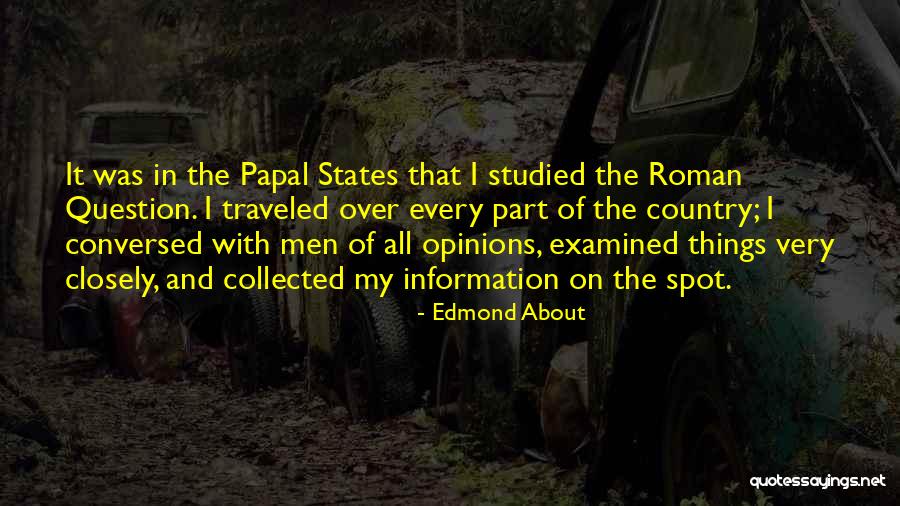 Knothe And Bruce Quotes By Edmond About Knothe And Bruce Quotes By Edmond About