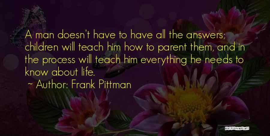 Know All The Answers Quotes By Frank Pittman