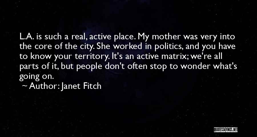 Know My Place Quotes By Janet Fitch