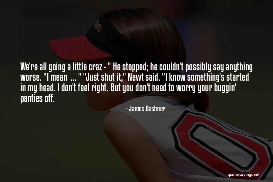 Know Panties Quotes By James Dashner Know Panties Quotes By James Dashner
