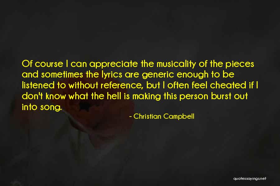 Know Something Lyrics Quotes By Christian Campbell Know Something Lyrics Quotes By Christian Campbell