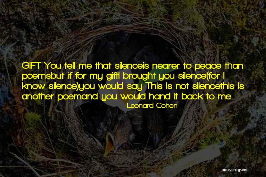 Know Something Off Hand Quotes By Leonard Cohen Know Something Off Hand Quotes By Leonard Cohen
