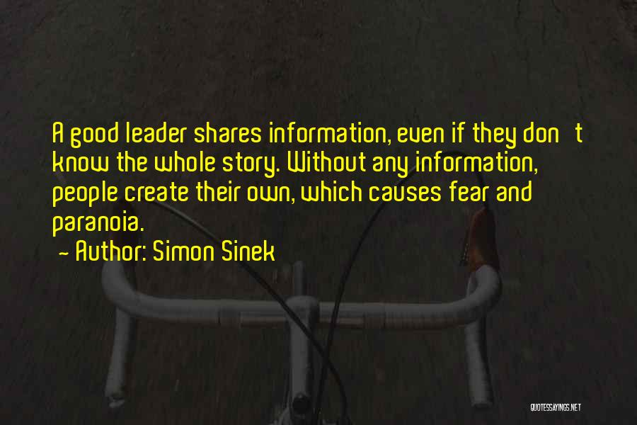 Know The Whole Story Quotes By Simon Sinek