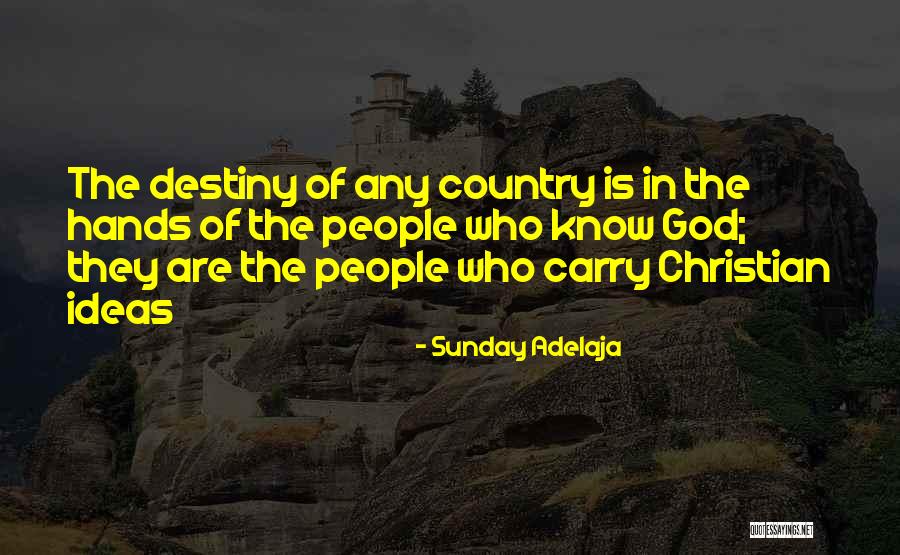 Know They Are Christians Quotes By Sunday Adelaja Know They Are Christians Quotes By Sunday Adelaja