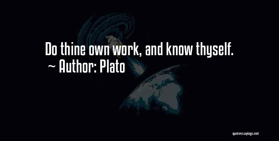 Know Thyself Quotes By Plato