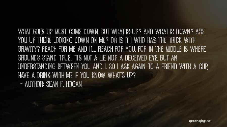 Know What You Are Looking For Quotes By Sean F. Hogan