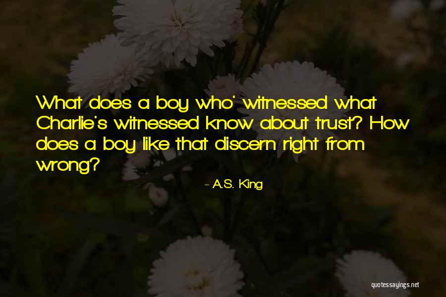 Know What's Right Quotes By A.S. King