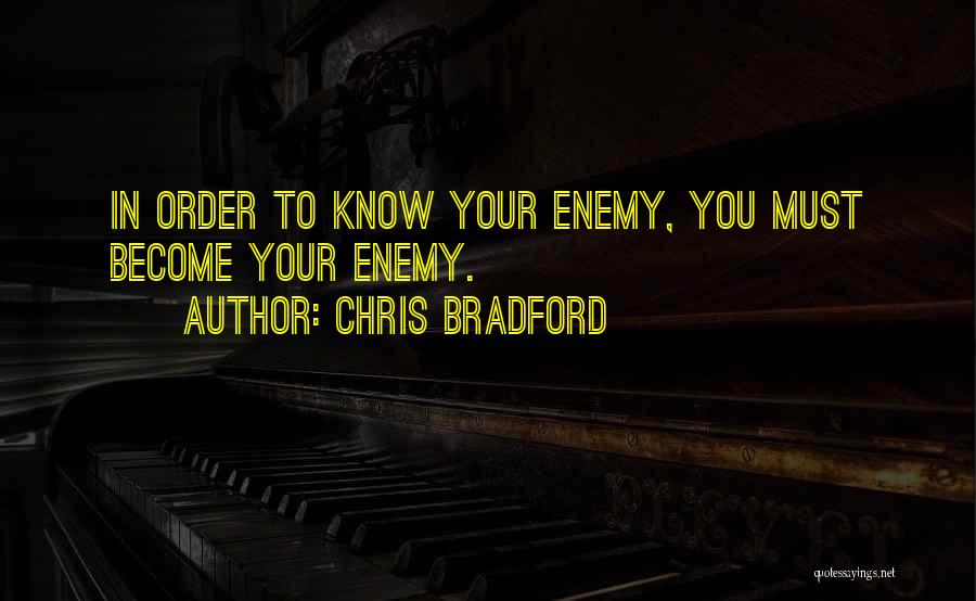 Know Your Enemy Quotes By Chris Bradford