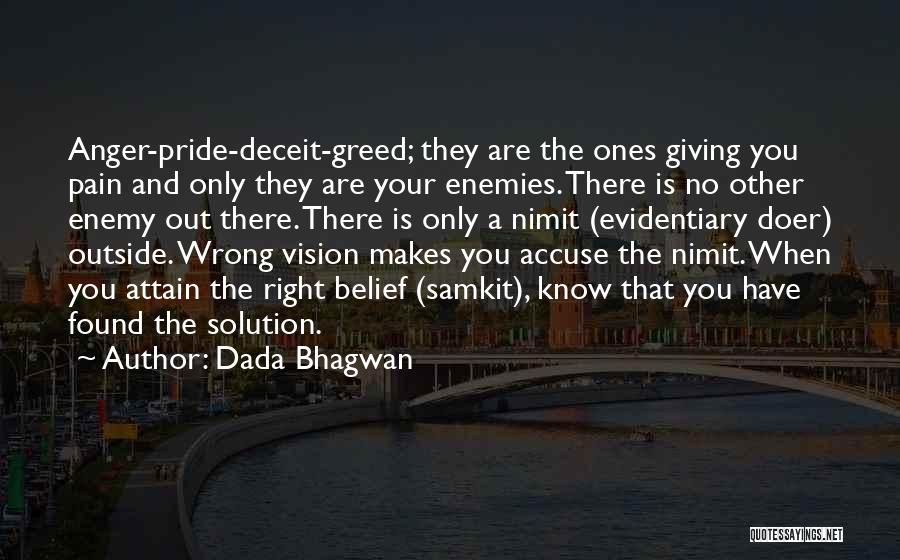 Know Your Enemy Quotes By Dada Bhagwan