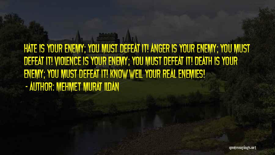 Know Your Enemy Quotes By Mehmet Murat Ildan