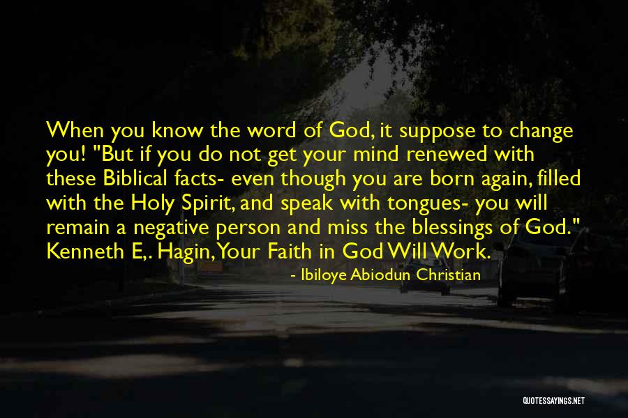 Know Your Facts Quotes By Ibiloye Abiodun Christian