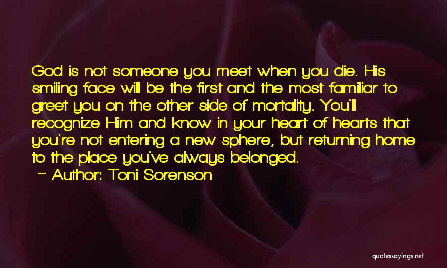 Know Your Place In Someone's Life Quotes By Toni Sorenson