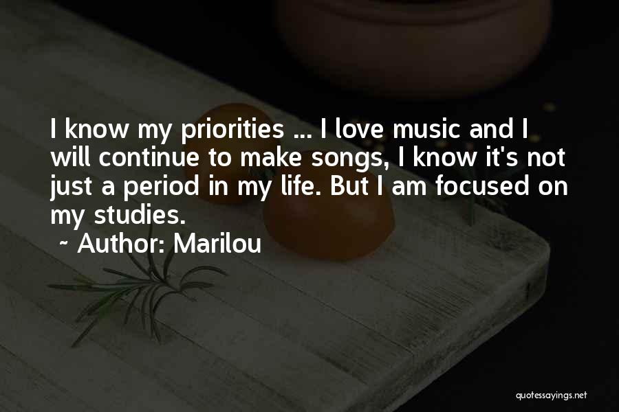 Know Your Priorities Quotes By Marilou