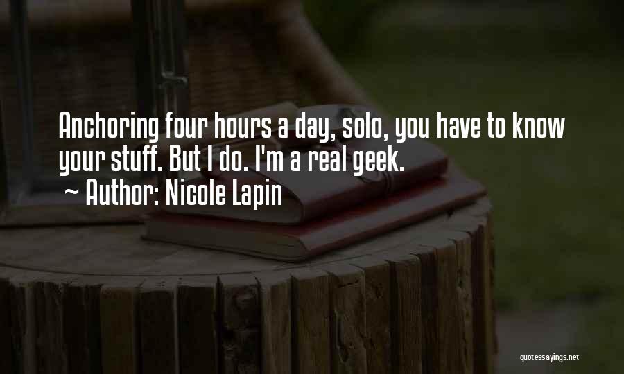 Know Your Stuff Quotes By Nicole Lapin