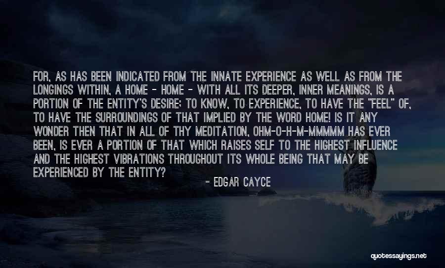 Know Your Surroundings Quotes By Edgar Cayce Know Your Surroundings Quotes By Edgar Cayce