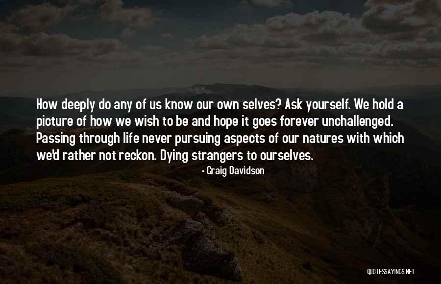 Know Yourself Picture Quotes By Craig Davidson Know Yourself Picture Quotes By Craig Davidson