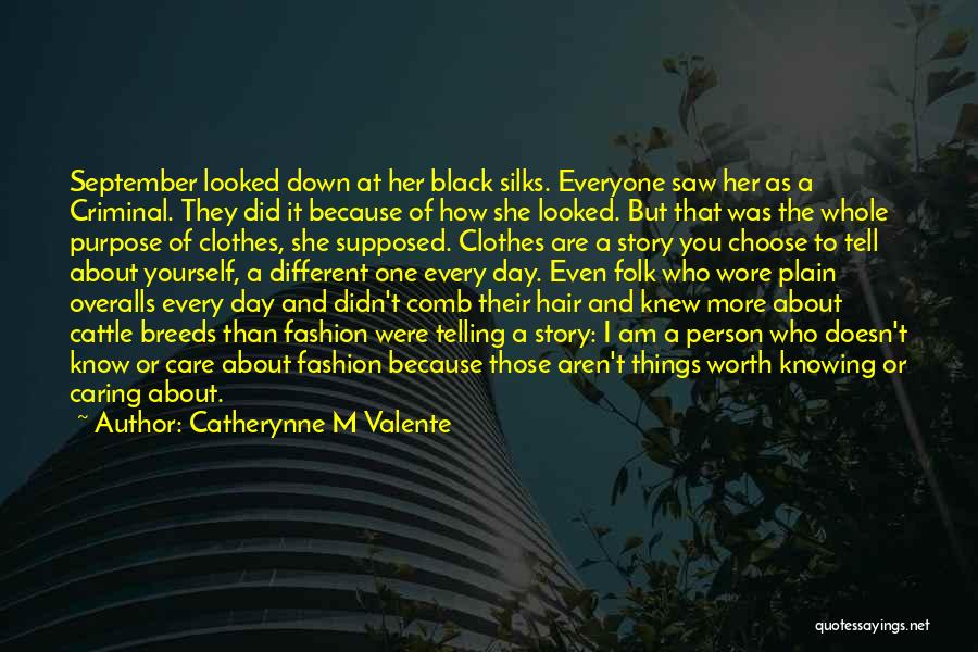 Know Yourself Worth Quotes By Catherynne M Valente