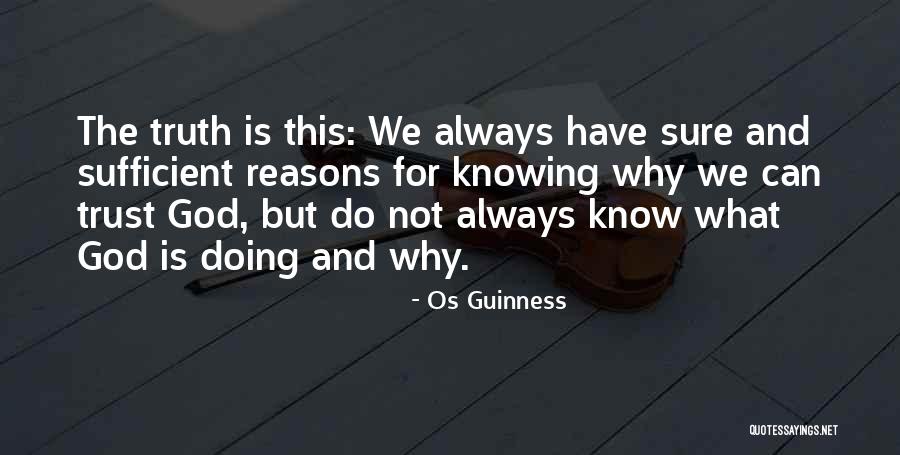 Knowing And Not Knowing Quotes By Os Guinness