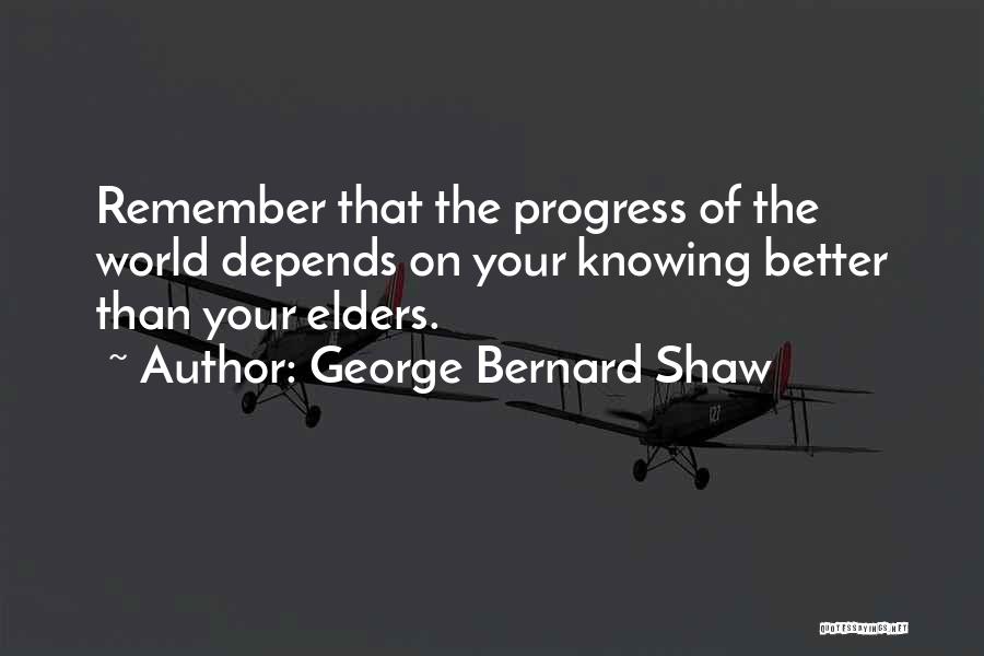 Knowing Better Quotes By George Bernard Shaw