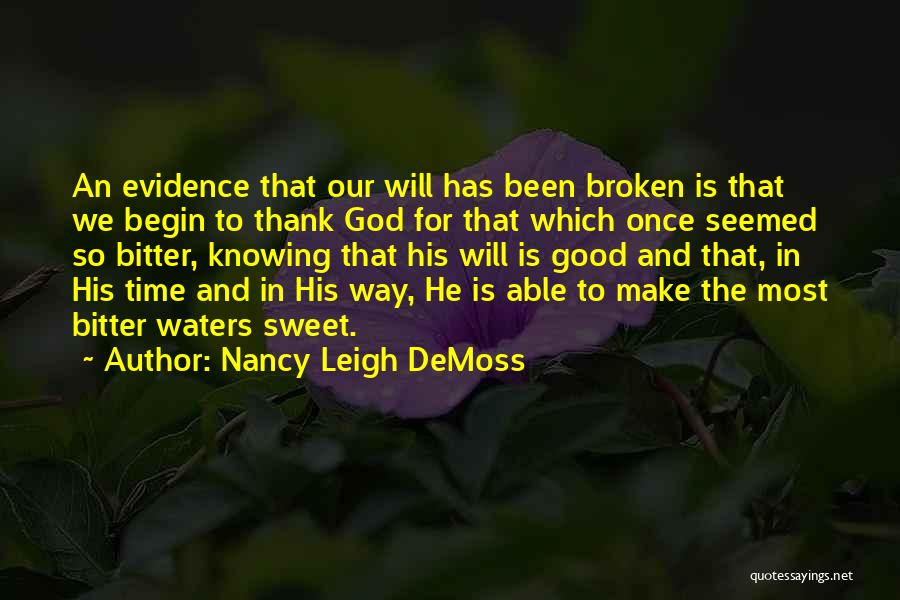 Knowing God's Will Quotes By Nancy Leigh DeMoss