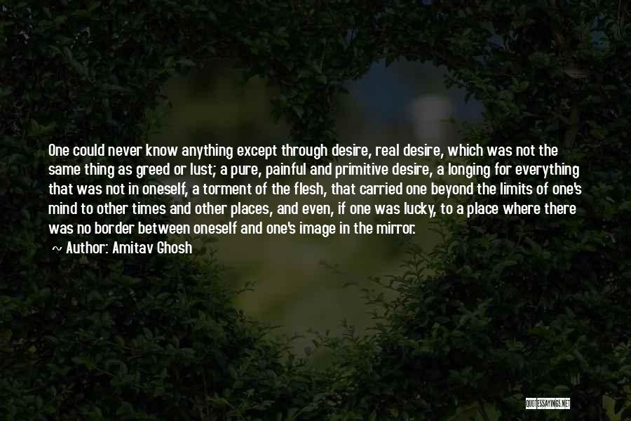 Knowing How Lucky You Are Quotes By Amitav Ghosh