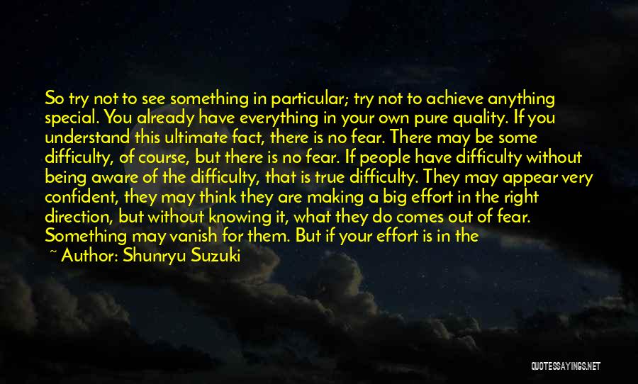 Knowing If Something Is Right Quotes By Shunryu Suzuki