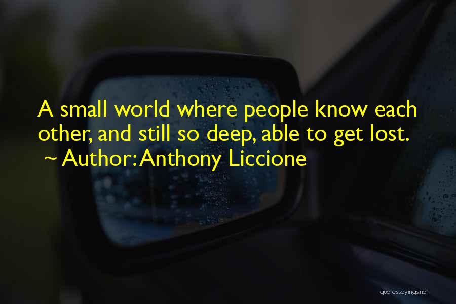 Knowing Oneself Quotes By Anthony Liccione