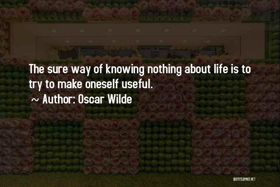 Knowing Oneself Quotes By Oscar Wilde