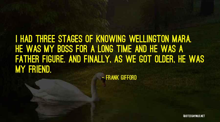 Knowing Someone A Long Time Quotes By Frank Gifford Knowing Someone A Long Time Quotes By Frank Gifford