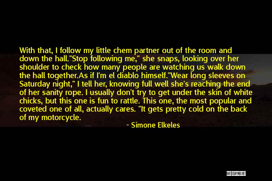 Knowing Someone Cares Quotes By Simone Elkeles