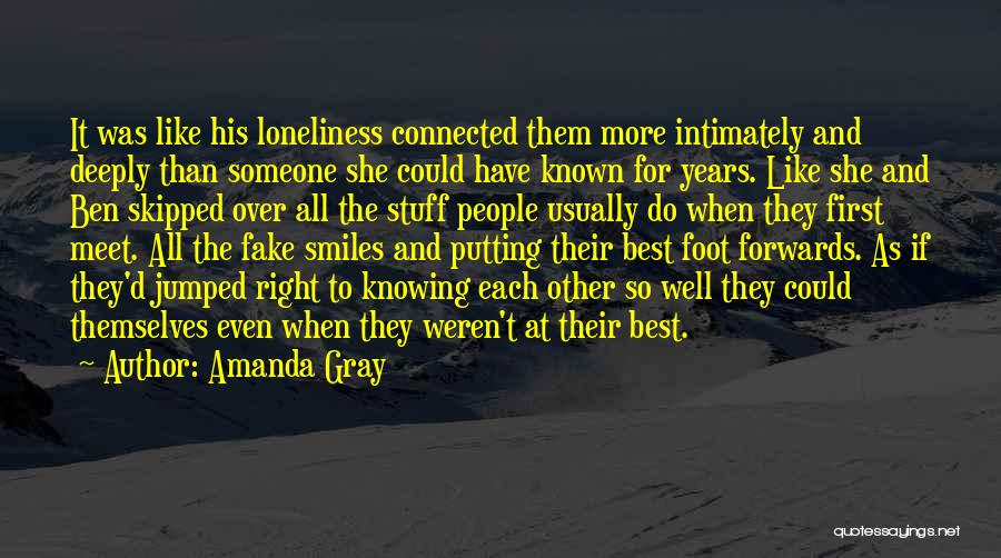 Knowing Someone Intimately Quotes By Amanda Gray