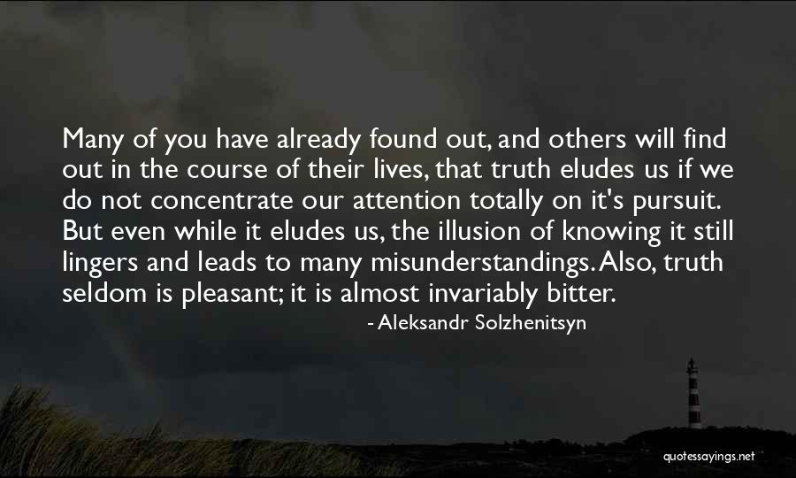 Knowing The Truth Quotes By Aleksandr Solzhenitsyn