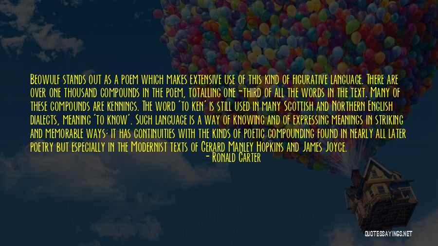 Knowing The Word Quotes By Ronald Carter Knowing The Word Quotes By Ronald Carter