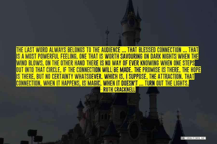 Knowing The Word Quotes By Ruth Cracknell Knowing The Word Quotes By Ruth Cracknell