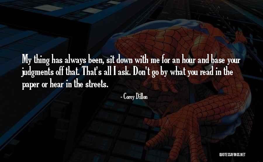 Knowing Weaknesses Quotes By Corey Dillon Knowing Weaknesses Quotes By Corey Dillon