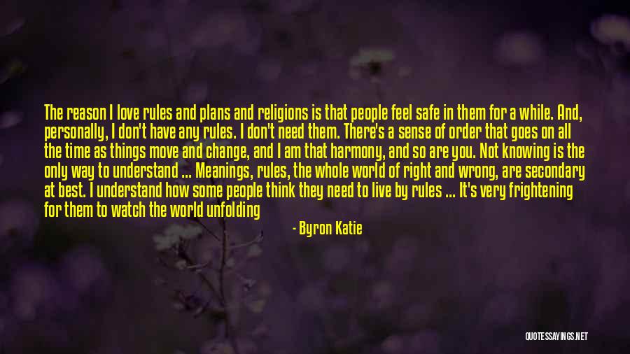 Knowing What Is Right And Wrong Quotes By Byron Katie