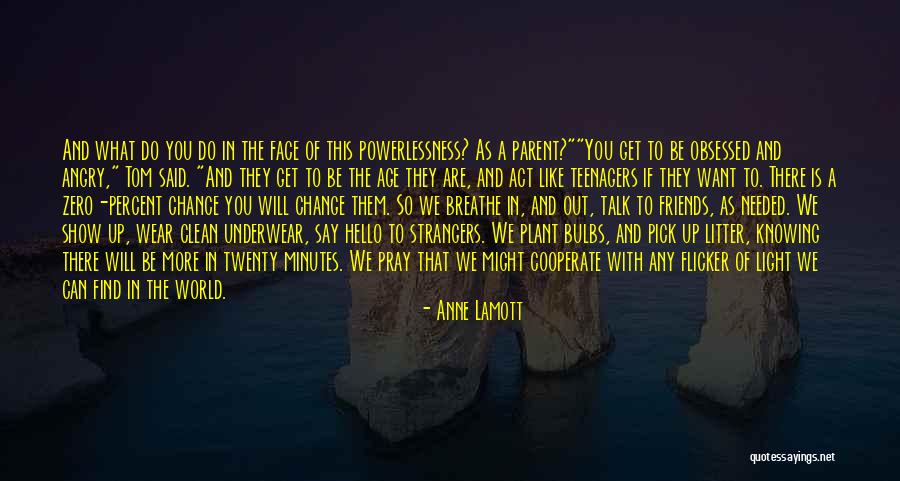 Knowing What We Want Quotes By Anne Lamott