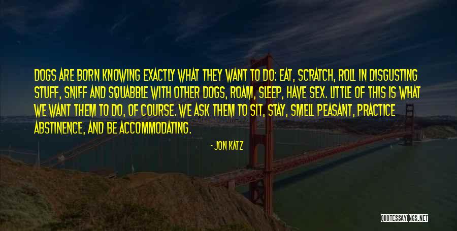 Knowing What We Want Quotes By Jon Katz Knowing What We Want Quotes By Jon Katz
