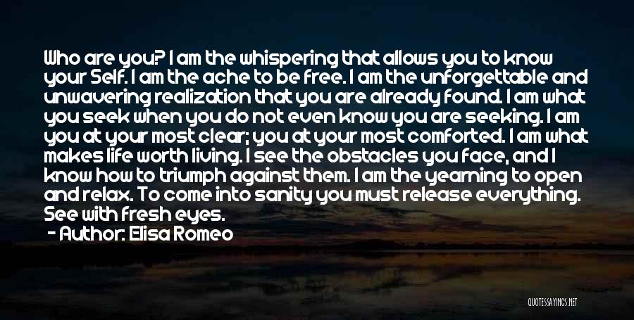 Knowing What You Are Worth Quotes By Elisa Romeo