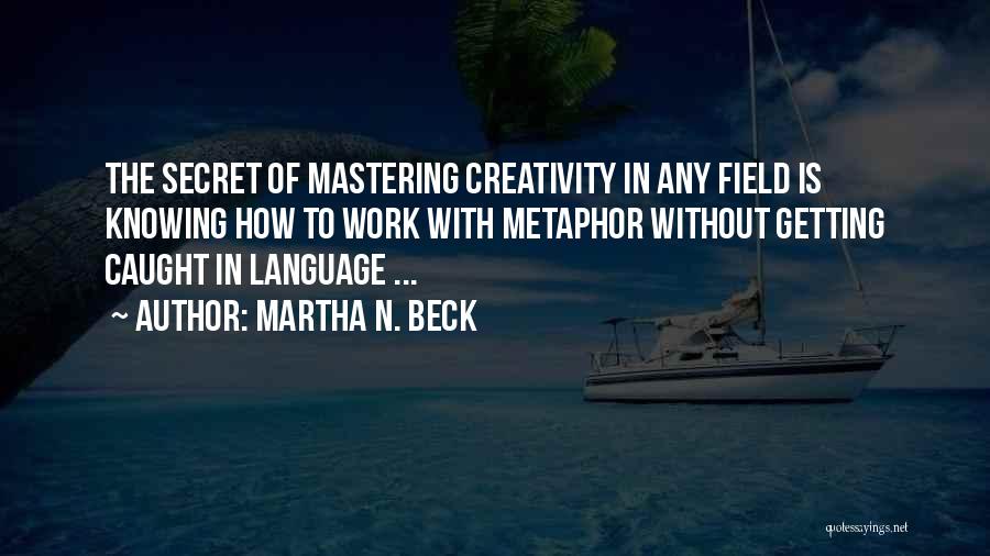 Knowing What You Want And Getting It Quotes By Martha N. Beck