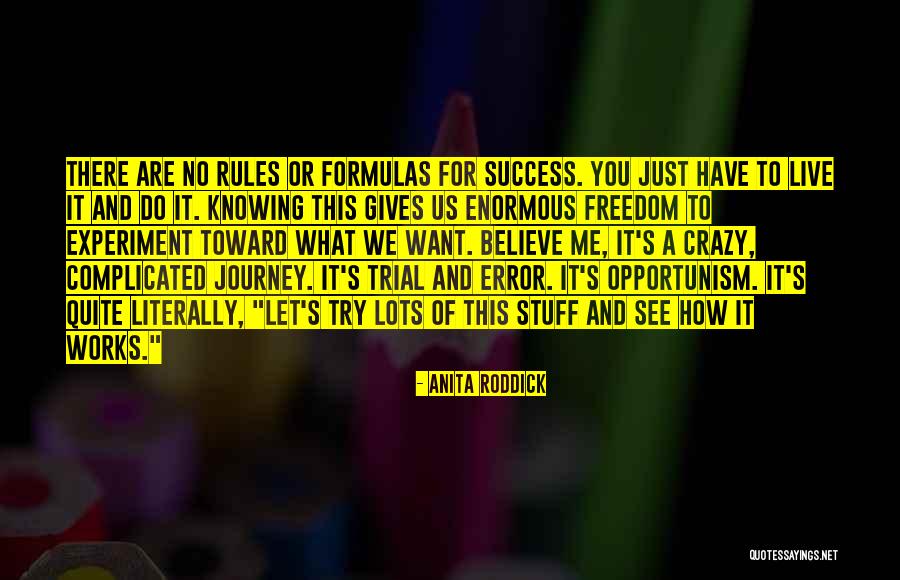 Knowing What You Want To Do Quotes By Anita Roddick