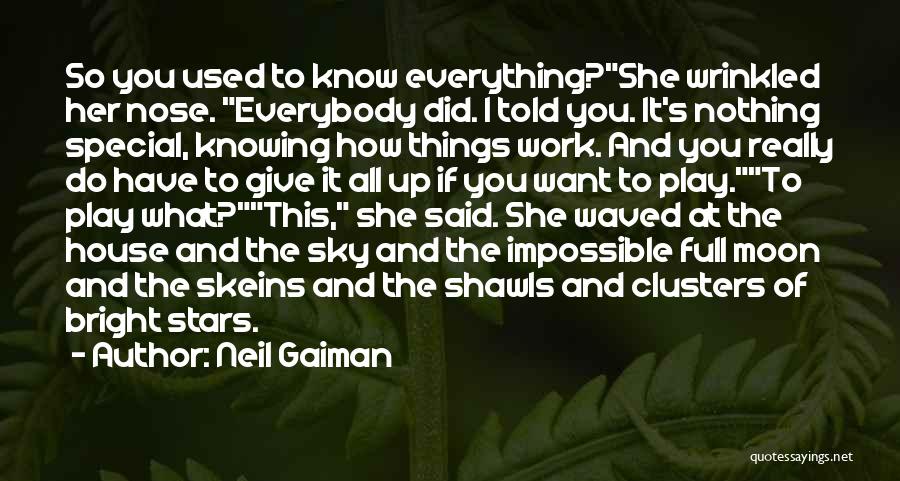 Knowing What You Want To Do Quotes By Neil Gaiman
