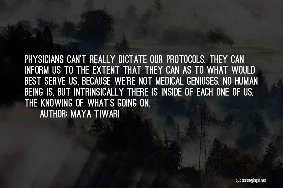 Knowing What's Going On Quotes By Maya Tiwari